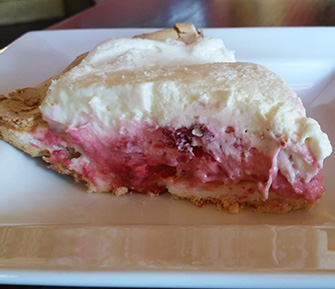 Rustic Inns Raspberry Cream Pie